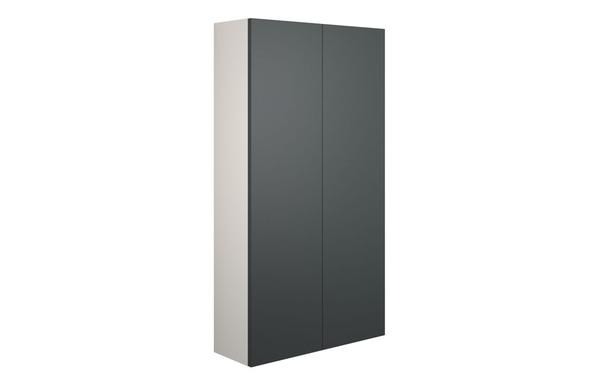 Eden 600mm Slim 2 Door Storage Unit - Matt Graphite Grey (Grey Cab)